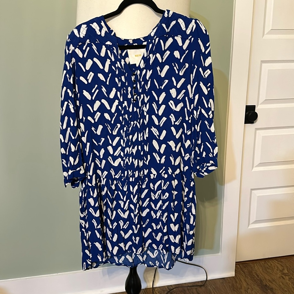 Maeve dress blue with pockets size large